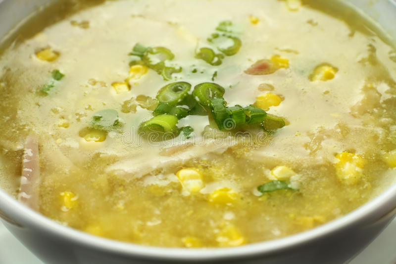 Hot Chinese Chicken Corn Soup